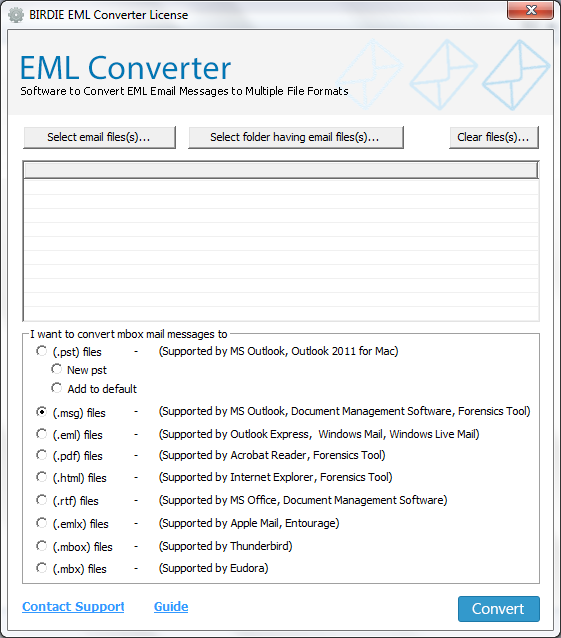 Import EML files to Microsoft Outlook  7.3.3