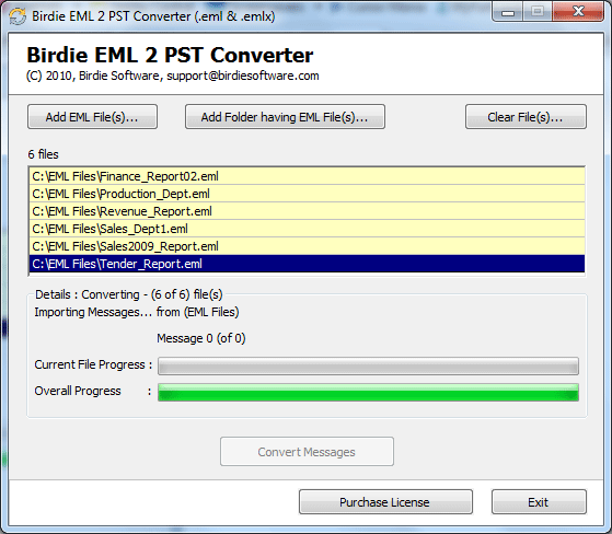 Gmail EML to PST screenshot Gmail EML to PST screenshot